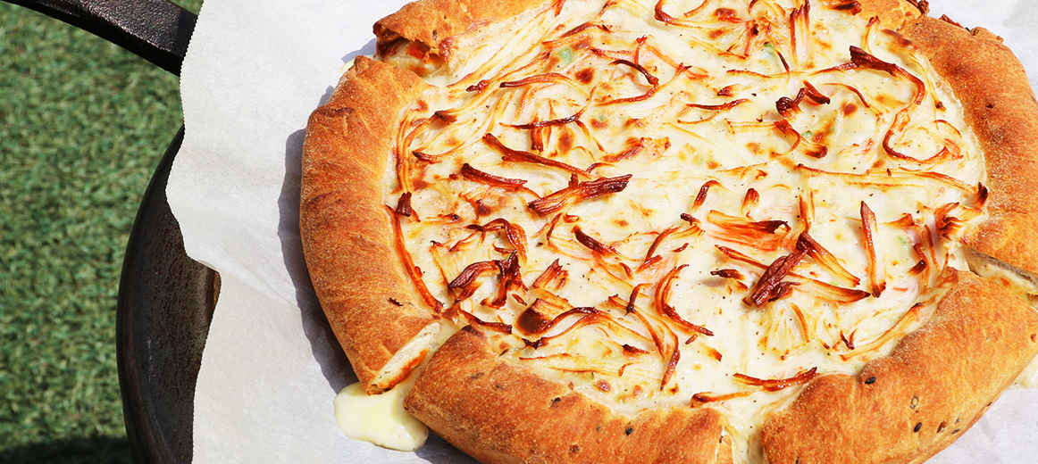 CRAB MEAT CREAM CHICAGO PIZZA 이미지